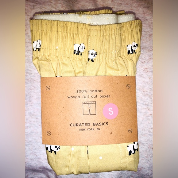 NWT CURATED BASICS FUN IN THE SUN☀️PATTERNED FASHION BOXERS-PANDA🐼 , Sz.S, BNWT - Picture 5 of 7